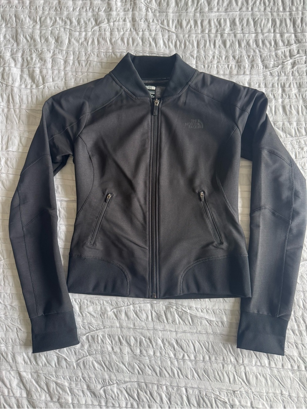 The North Face Women’s Black Bomber-Style Zip Jacket